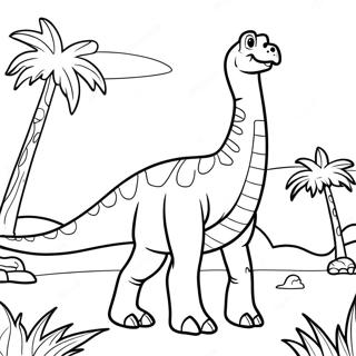 Brachiosaurus Coloring Pages