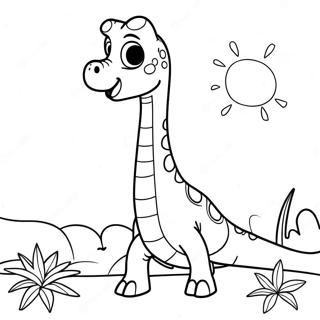 Brachiosaurus Coloring Page 26006-23875