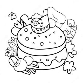 Rainbow Sprinkle Studio Coloring Page 26026-23890