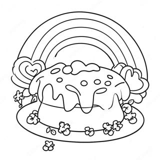 Rainbow Sprinkle Studio Coloring Page 26026-23892