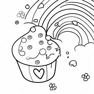 Colorful Rainbow Sprinkle Studio Coloring Page 26027-23893