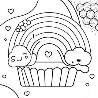 Colorful Rainbow Sprinkle Studio Coloring Page 26027-23894