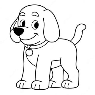 Clifford The Big Red Dog Coloring Page 2602-2122