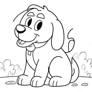 Clifford The Big Red Dog Coloring Page 2602-2123