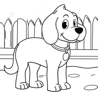 Clifford The Big Red Dog Coloring Page 2602-2124