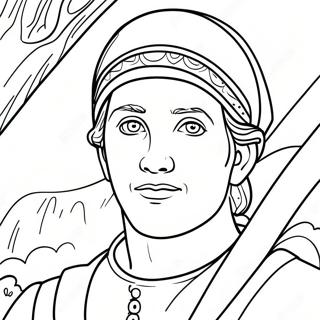 Joshua Coloring Page 26076-23930