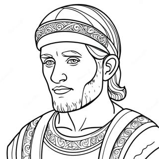 Joshua Coloring Page 26076-23932