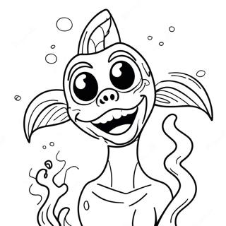 Siren Head Coloring Page 2612-2130