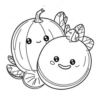 Sunny And Melon Coloring Pages