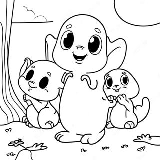 Casper And Friends Coloring Page 26157-23997