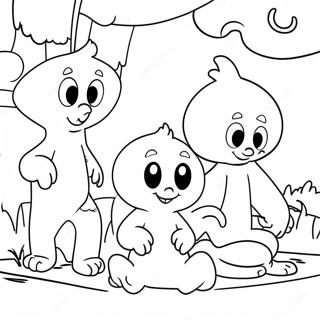 Casper And Friends Coloring Page 26157-23998