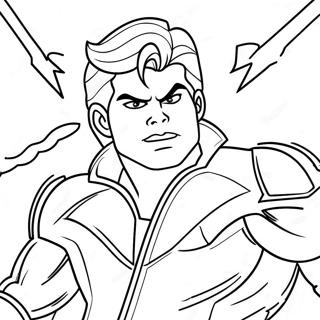 Jackson Storm With Lightning Bolts Coloring Page 26167-24008