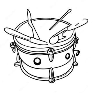 Drum Coloring Page 26176-24012