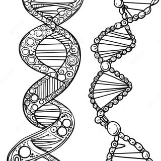 Dna Double Helix Coloring Page 26186-24018