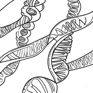 Dna Double Helix Coloring Page 26186-24020