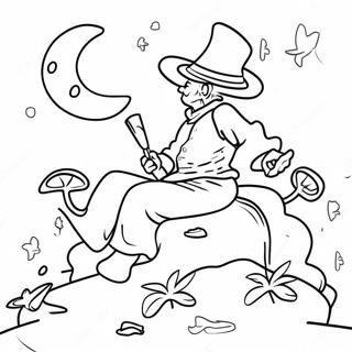 Sandman In Dreamland Coloring Page 26197-24031