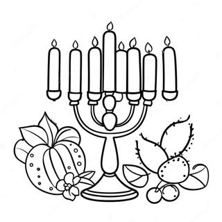 Hanukkah Coloring Page 261-212