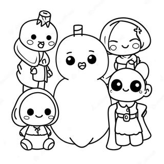 Gacha Club Characters Coloring Page 26227-24053