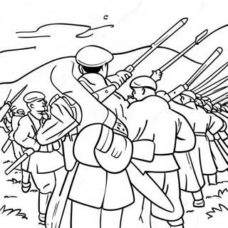 Ww2 Soldiers In Battle Coloring Page 2622-2139