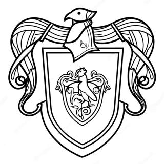 Ravenclaw Crest Coloring Page 26236-24058