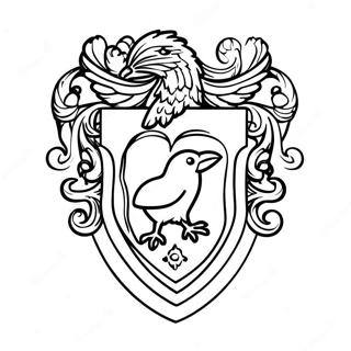 Ravenclaw Crest Coloring Page 26236-24060