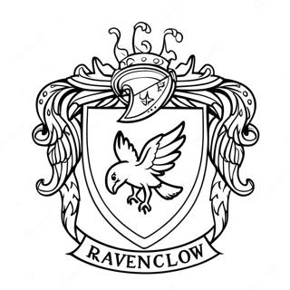 Ravenclaw House Colors Coloring Page 26237-24061