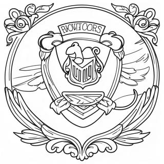 Ravenclaw House Colors Coloring Page 26237-24062