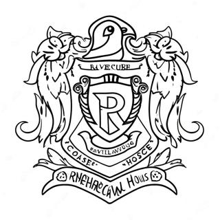 Ravenclaw House Colors Coloring Page 26237-24063