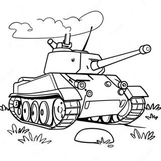 Ww2 Tanks And Vehicles Coloring Page 2623-2144