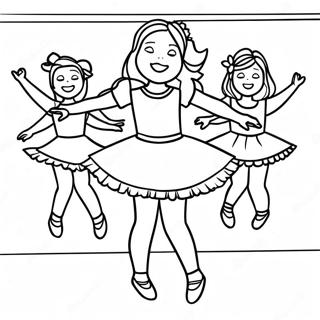 Exciting Dance Moms Performance Coloring Page 26247-24069