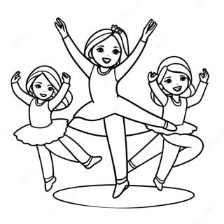 Exciting Dance Moms Performance Coloring Page 26247-24070