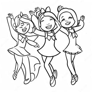 Exciting Dance Moms Performance Coloring Page 26247-24071