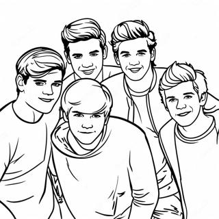 One Direction Coloring Pages