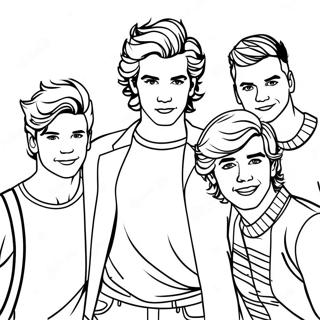 One Direction Coloring Page 26266-24083