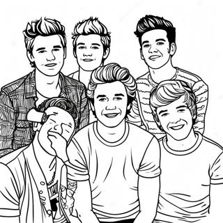 One Direction Coloring Page 26266-24084