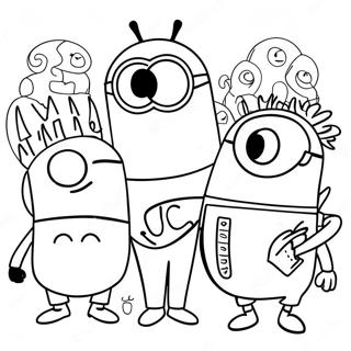 Despicable Me 3 Coloring Page 26276-24090