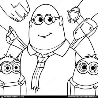 Despicable Me 3 Coloring Page 26276-24091