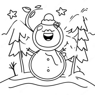 Joyful January Coloring Page 26287-24101