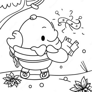 Joyful January Coloring Page 26287-24104