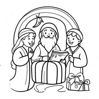 Christmas Bible Coloring Page 26321-24122