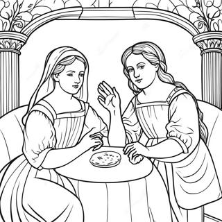 Renaissance Coloring Page 26331-24130