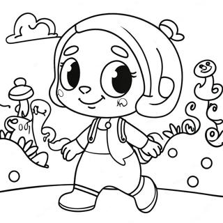 Mila And Morphle Adventure Coloring Page 26393-24176