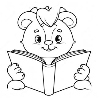 I Love Reading Coloring Page 26422-24195