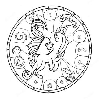 Zodiac Coloring Page 2642-2154