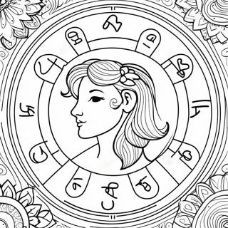 Zodiac Coloring Page 2642-2156