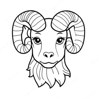 Aries The Ram Coloring Page 2643-2157