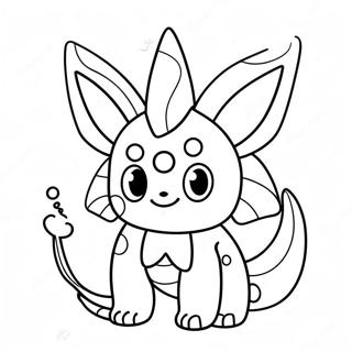 Vaporeon Coloring Page 26442-24210