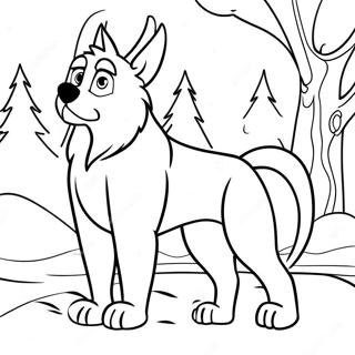 Balto Coloring Pages