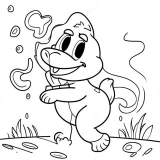 Sebastian In Action Coloring Page 26483-24246