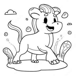 Sebastian In Action Coloring Page 26483-24247